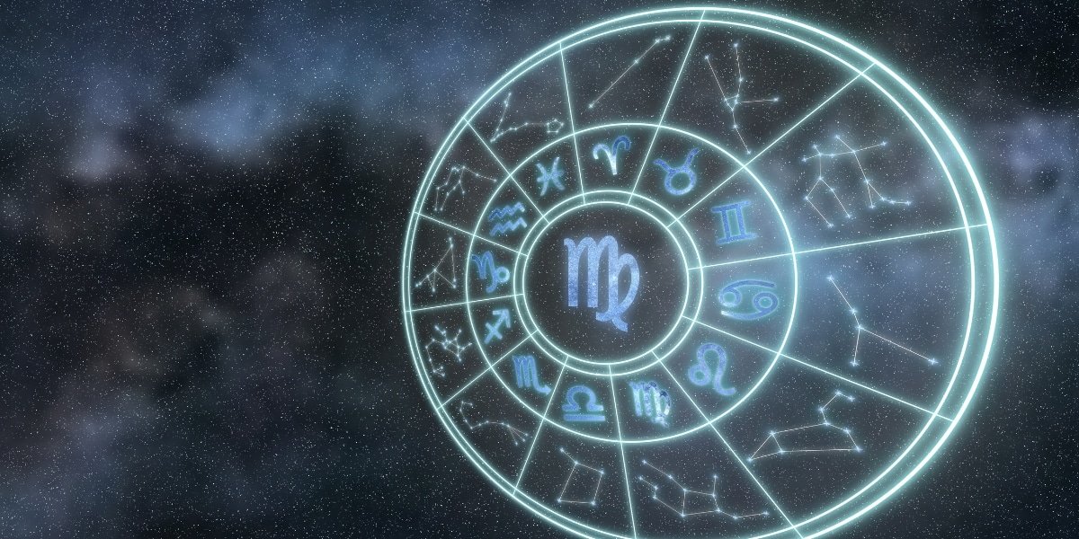 Zodiac sign wheel